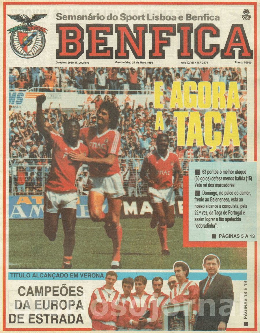 jornal o benfica 2431 1989-05-24